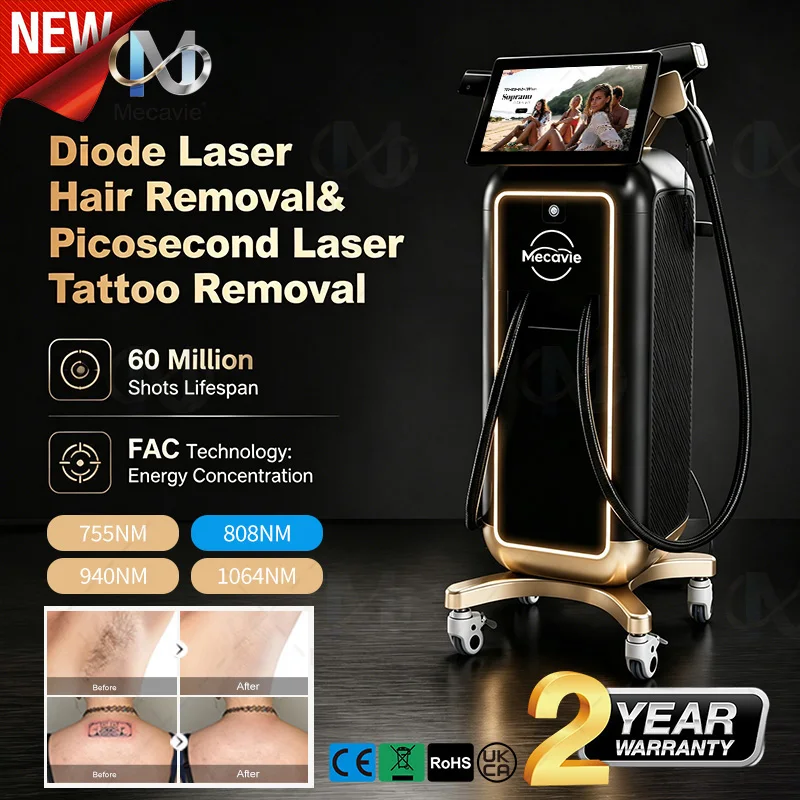 Industrial Laser Machine Hair Removal - 2 in 1 Diode Picosecond Laser