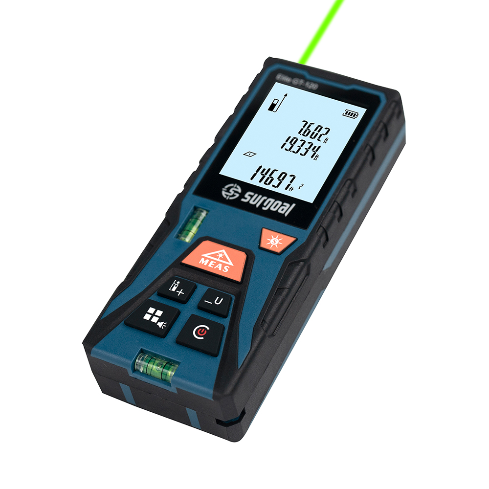 Industrial Laser Alignment Tool - 120m Green Laser Distance Meter with