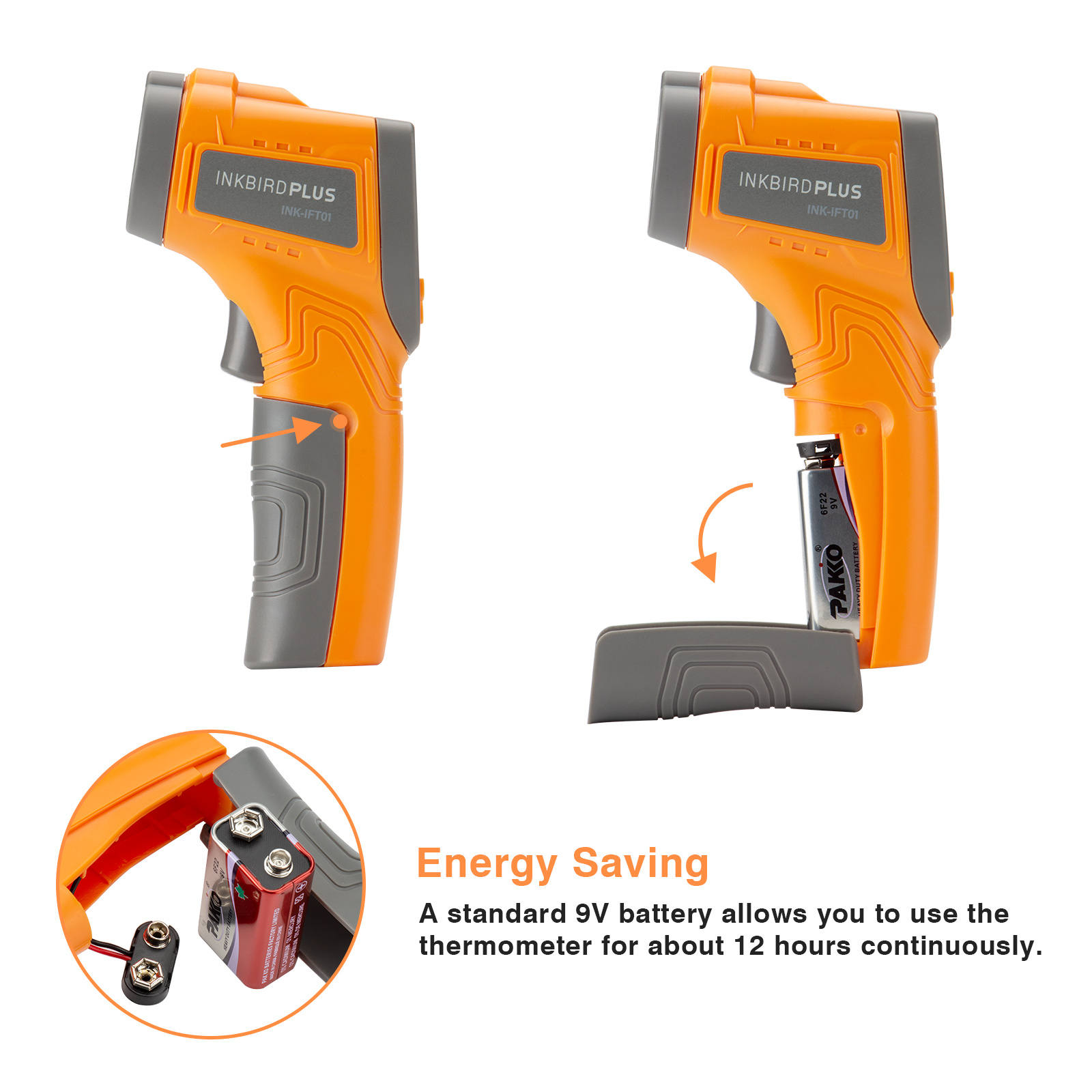 Inkbird Laser Infrared Thermom - Industrial Infrared Laser recension och pris