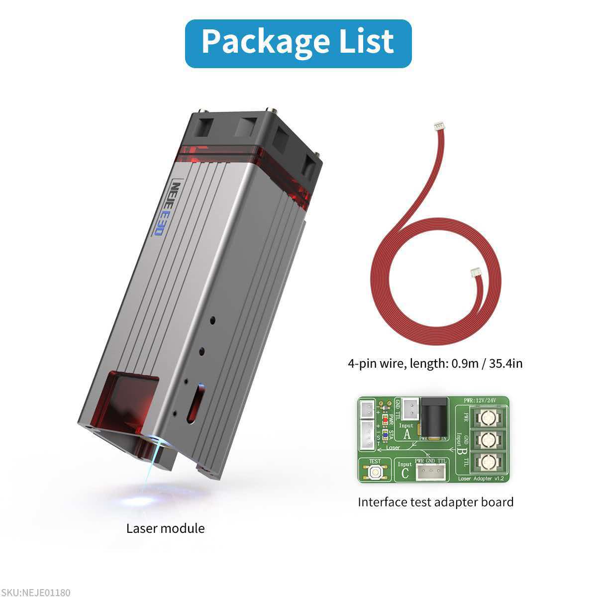 NEJE E30 High Power 450nm Lase - Industrial Acrylic Laser Cutter recension och pris