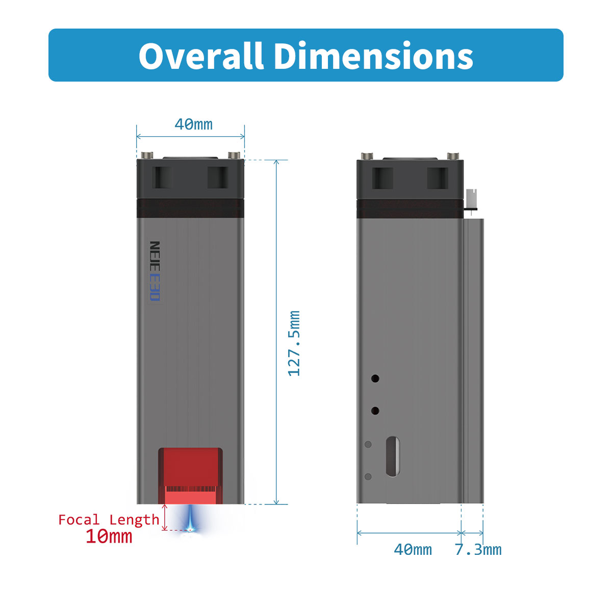 NEJE E30 High Power 450nm Lase - Industrial Acrylic Laser Cutter recension och pris