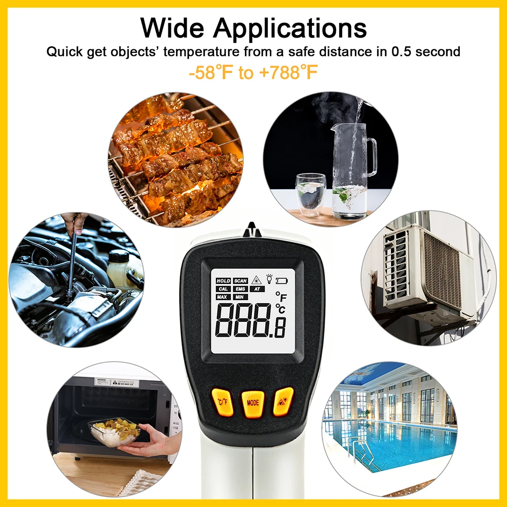 XRCLIF Infrared Thermometer No - Industrial Infrared Laser recension och pris