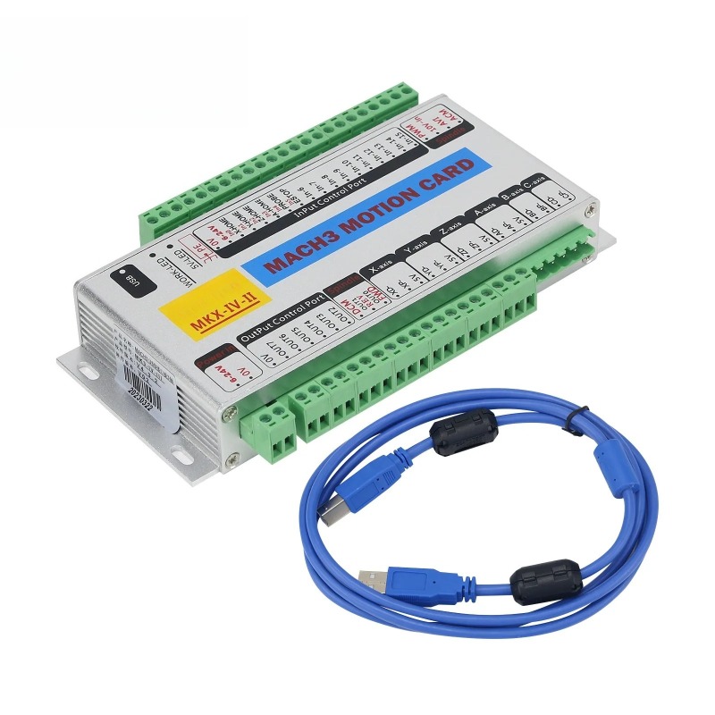 MK4-IV 4-Axis USB Motion Card  - Breakout Board Mach3 recension och pris