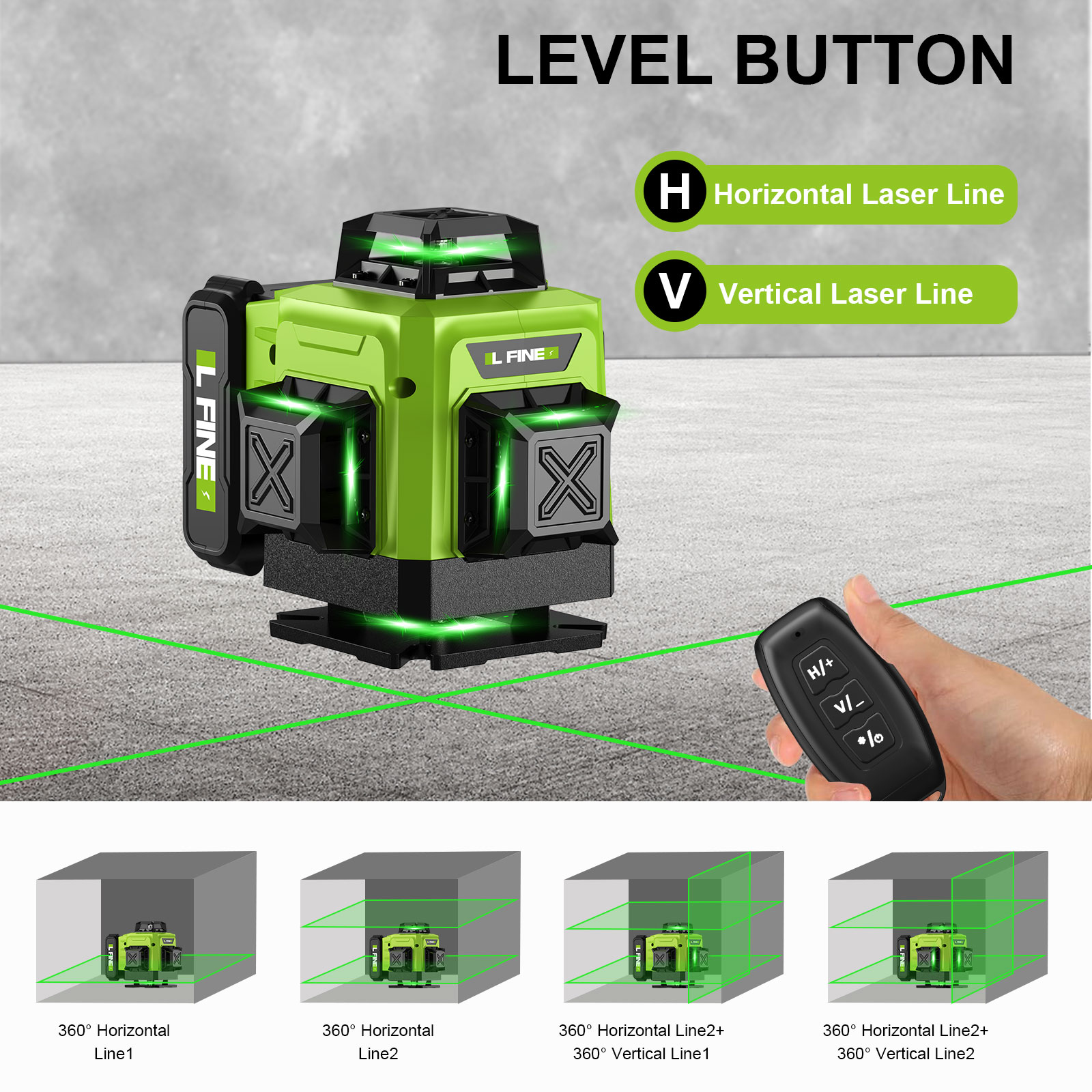 Laser Level Self-Leveling Hori - Industrial Laser Alignment Tool recension och pris