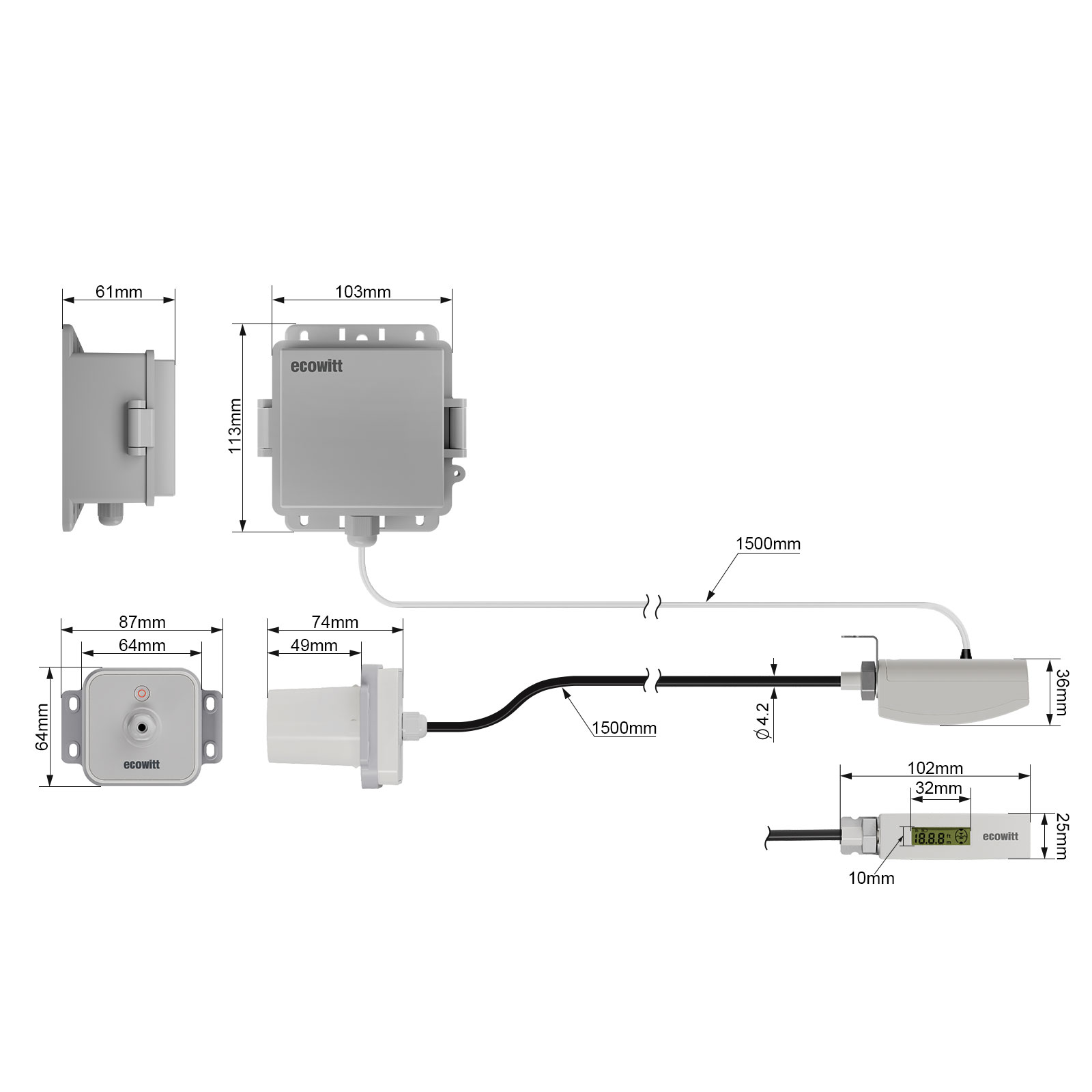 Ecowitt LDS01 Laser Distance S - Industrial Laser Alignment Tool recension och pris