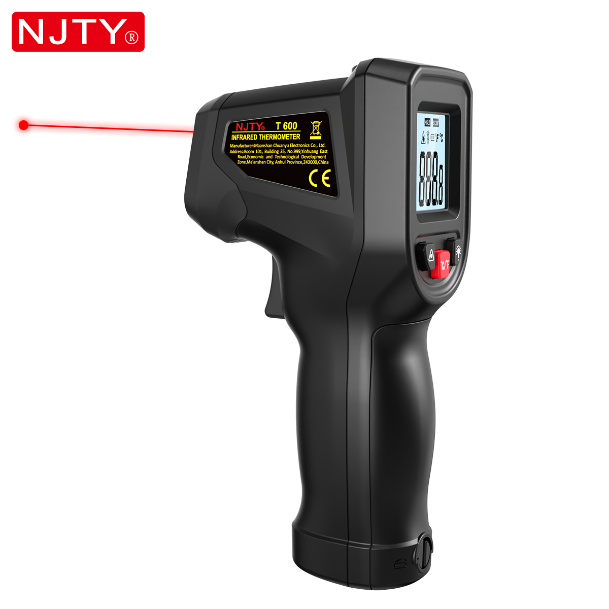 NJTY T600 Infrared Thermometer - Industrial Infrared Laser recension och pris
