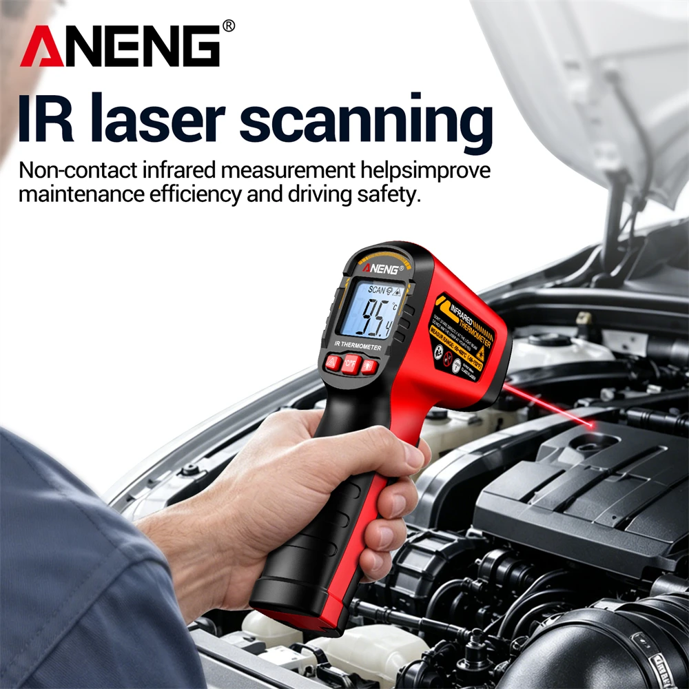 ANENG TH204 Non-contact Infrar - Industrial Infrared Laser recension och pris