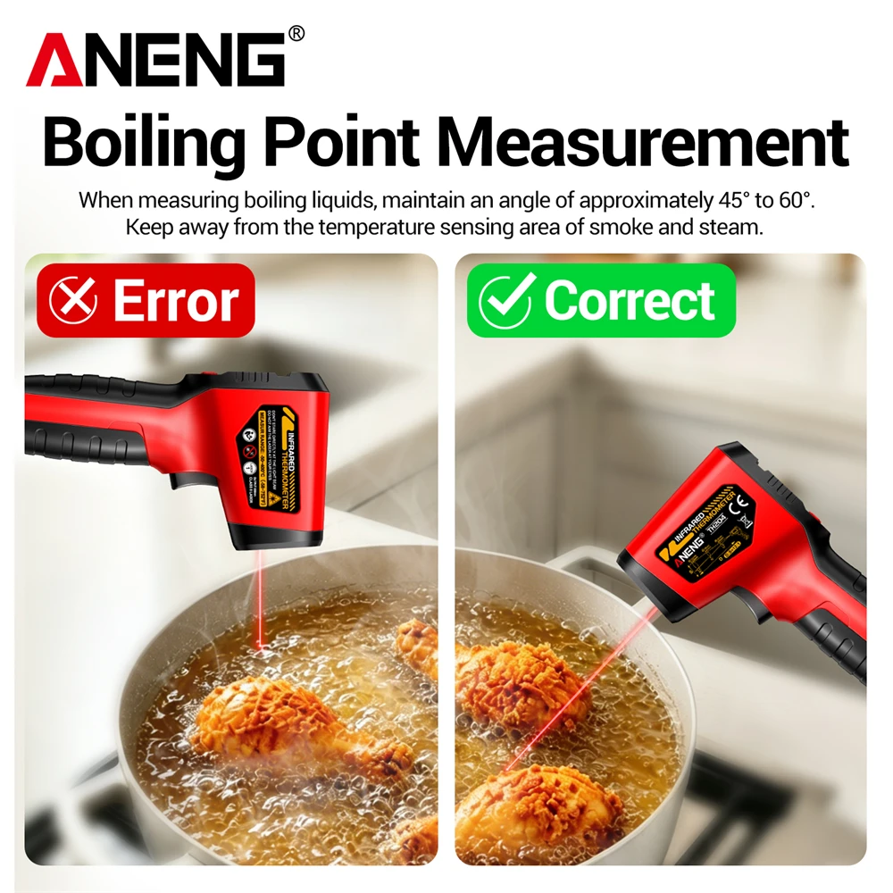 ANENG TH204 Non-contact Infrar - Industrial Infrared Laser recension och pris