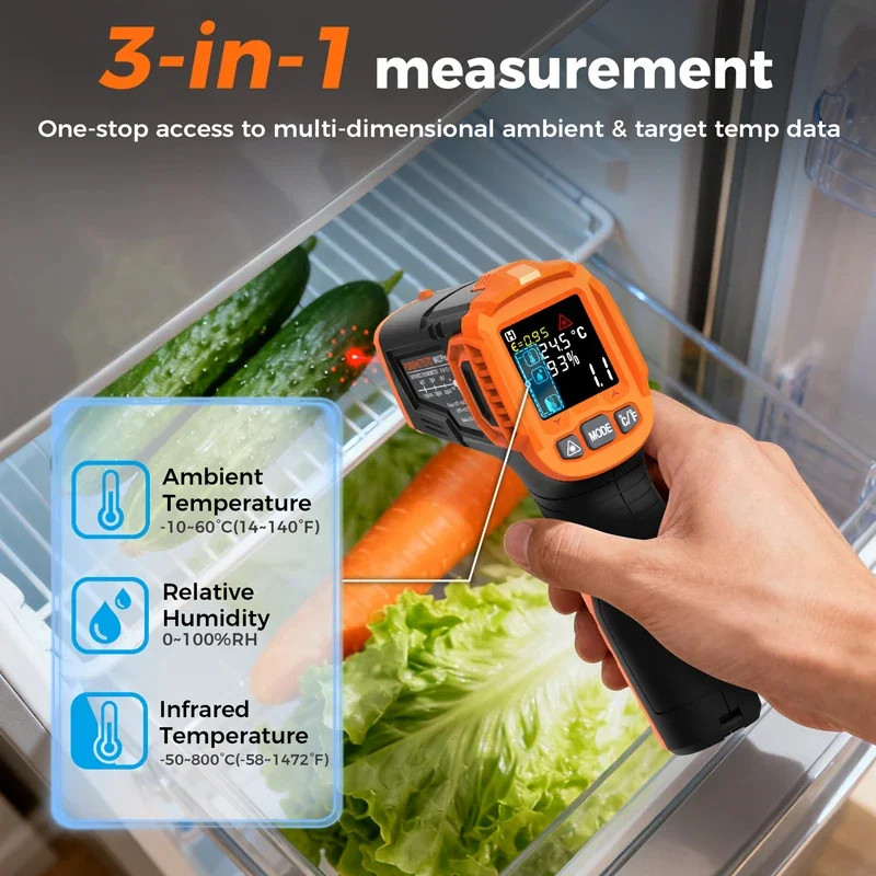 -50~380C Infrared Thermometer  - Industrial Infrared Laser recension och pris
