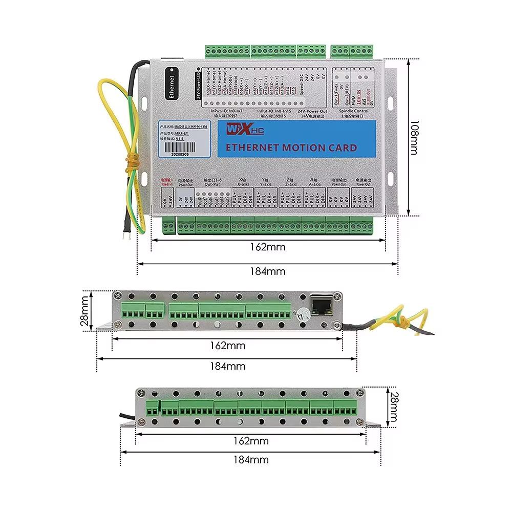 XHC Ethernet MK4-ET mach3 moti - Breakout Board Mach3 recension och pris