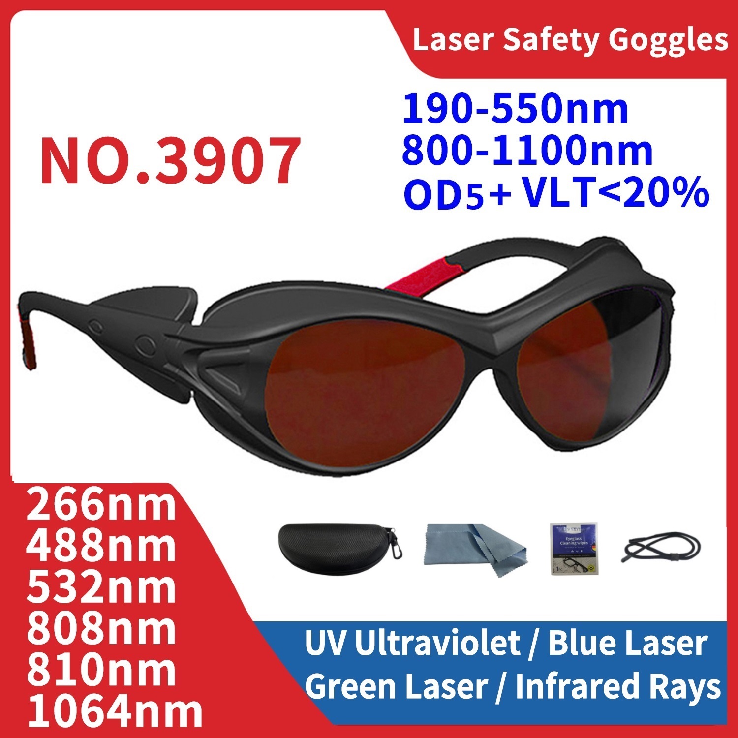 Laser Goggles Protective Glass - Industrial Yag Laser recension och pris